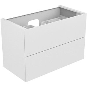 Keuco Edition 11 vanity unit 31352180100 105 x 70 x 53.5 cm, with LED lighting, satin finish, clear cashmere glass