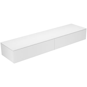 Keuco Edition 400 Sideboard 31771720000   210x28,9x53,5cm, 2 Auszüge, weiß/trüffel