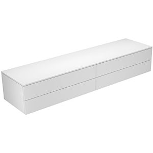 Keuco Edition 400 Sideboard 31772840000        210x38,2x53,5cm, 4 Auszüge, weiß/cashmere Glanz