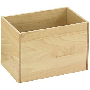 Keuco storage box 32190000002 solid beech wood, 26.8x17.5x17.3cm