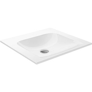 Keuco X-Line Céramique de salle de bain 33140315000 50,5x49,3 cm, sans trou pour robinetterie et trop-plein, blanc