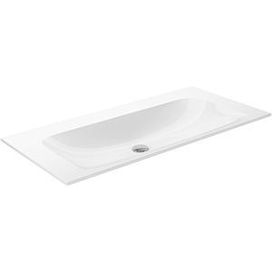 Keuco X-Line Bathroom ceramics -basin 33170311000 100.5x49.3cm, without tap hole and overflow, white
