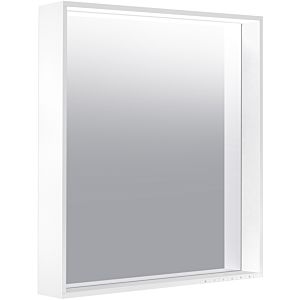Keuco miroir X-Line 33298302003 650x700x105mm, 41 + 30 watts, blanc, chauffage de miroir