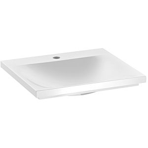 Keuco Royal Reflex mineral cast washbasin 34041315001 50 x 3 x 49 cm, with tap hole, without overflow, white