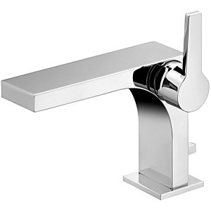 Keuco Edition 11 washbasin fitting 51104050000 projection 136mm, with drain fitting, brushed nickel