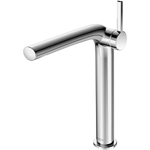 Keuco Edition 400 basin mixer 51502130002 projection 183mm, with waste fitting, brushed black chrome