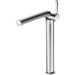 Keuco Edition 400 basin mixer 51502050103 projection 183mm, without waste fitting, brushed nickel