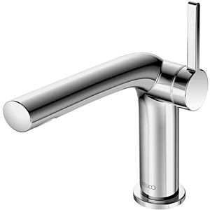 Keuco Edition 400 basin mixer 51504130002 projection 153mm, with waste fitting, brushed black chrome