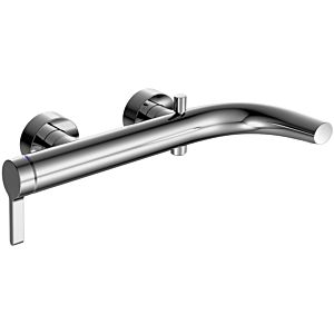 Keuco Edition 400 bath mixer 51520050100 projection 210mm, brushed nickel