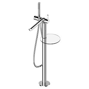 Keuco Edition 400 bath fitting 51527050100 brushed nickel, for free-standing installation