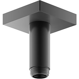Keuco arm 53089130102 brushed black chrome, projection 100 mm, for ceiling connection, G 2000 / 2