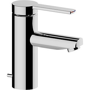 Keuco Plan blue basin mixer 53902170001 aluminum finish, with waste set, with extended handle