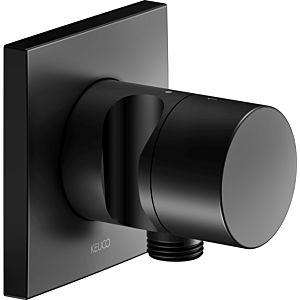 Keuco IXMO Pure Black Selection 801 -way diverter valve 59556370202 Concealed shower holder, Pure handle, square, matt black