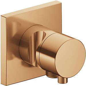 Keuco IXMO 2-way switch-off and switch-over 59557031202 flush-mounted installation, hose connection and shower holder, square, brushed bronze