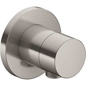 Keuco IXMO 2-way disconnection and conversion 59557070101 flush-mounted installation, hose connection, Pure handle, round, stainless steel finish