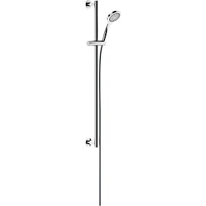 Keuco Ixmo shower set 59587070921 Stainless Steel , with single-lever shower mixer, round rosette