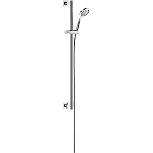 Keuco Ixmo shower set 59587070922 Stainless Steel , with single-lever shower mixer, square rosette