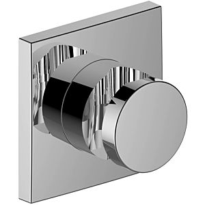 Keuco Ixmo wall shower holder 59591130002 with square rosette, can be used on the right or left, brushed black chrome