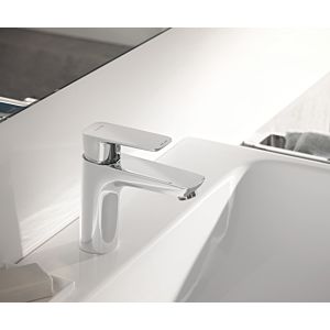 Kludi Pure &amp; style basin mixer 75 403820575 chrome, with metal pop-up waste