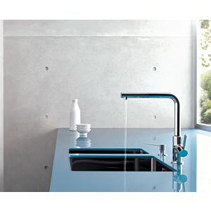 Kludi L-INE S kitchen tap 408510575 swiveling, pull-out spout