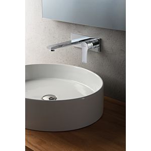 Kludi Zenta sl trim set 482470565 chrome, for concealed washbasin two-hole wall fitting