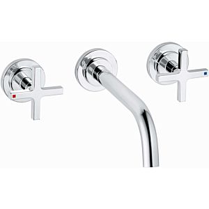 Kludi Nova Fonte shell and finish complete set 201440520 chrome, for three-hole basin mixer, projection 180 mm