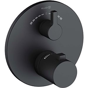 Kludi Nova Fonte bath thermostat 208103915 concealed thermostat, matt black