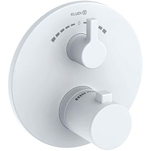 Kludi Nova Fonte bath thermostat 208105315 concealed thermostat, matt white