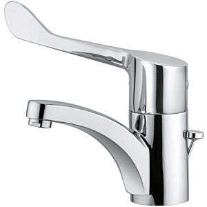Kludi Medi-Care washbasin faucet 341150524 clinic lever, fixed spout, drain fitting, chrome