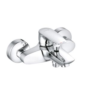 Kludi Pure &amp; solid bath and shower mixer 346810575 chrome, DN 15, wall mounting