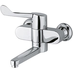 Kludi Medi-Care wall-mounted washbasin fitting 349210524 clinic lever, projection 250 mm, chrome