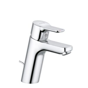 Kludi Pure &amp; easy basin mixer 371900565 chrome, DN 15, with plastic pop-up waste