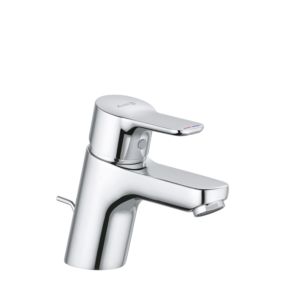 Kludi Pure &amp; easy basin mixer 373850565 chrome, DN 15, with metal pop-up waste