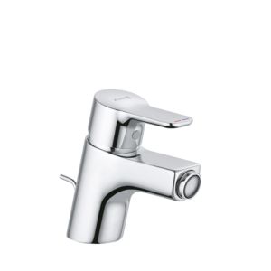 Kludi Pure &amp; easy bidet mixer 375330565 chrome, DN 15, with metal pop-up waste