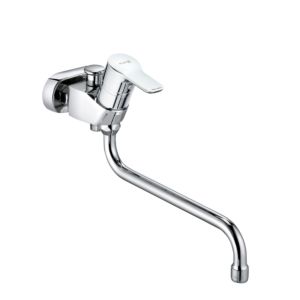 Kludi Pure &amp; easy bath and shower mixer 375910565 chrome, DN 15, wall mounting, center distance 45mm