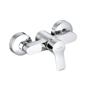 Kludi Pure &amp; easy shower mixer 378410565 chrome, DN 15, wall mounting