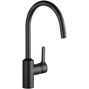 Kludi Bingo Star kitchen faucet 428033978 closed lever, swivel spout, matt black