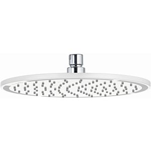 Kludi A overhead shower 6432591-00 white / chrome, 250 mm, flat, round, without shower arm