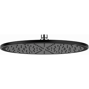 Kludi A-qa overhead shower 6433087-00 300 mm, matt black/chrome, round, without shower arm