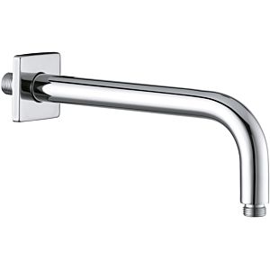 Kludi A shower arm 6653305-00 projection 250mm, chrome, DN 15, with sliding rosette 61x61mm