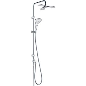Kludi Fizz Dual Shower System 670930500  chrom, Aufputz, mit Kopfbrause und Handbrause