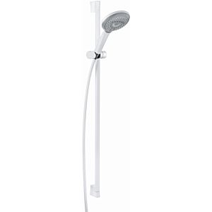 Kludi Freshline shower set 6794091-00 white / chrome, wall bar 900mm, glides, 3S hand shower