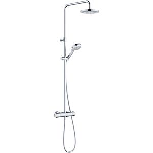 Kludi DIVE S 3S thermostatic dual shower system 6807905-00 with hand shower, chrome