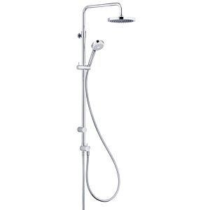 Kludi Logo dual shower system 6809305-00 chrome, with overhead and hand shower