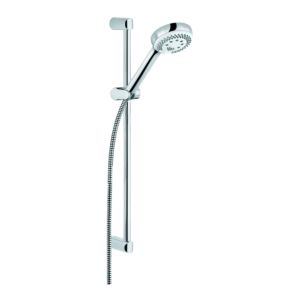 Kludi Logo shower set 6836305-00 chrome, with wall bar 600 mm, with hand shower