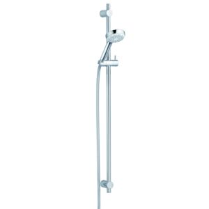 Kludi Logo shower set 6864205-00 chrome, with wall bar 955 mm, with hand shower