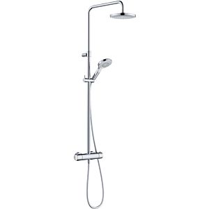 Kludi thermostat dual shower system 6907905-00 with hand shower DIVEx3S, chrome