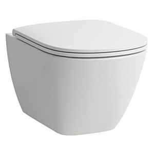 LAUFEN LUA Advanced wall-hung washdown toilet H8660800000001 36x52cm, rimless. including toilet seat with soft-close, white