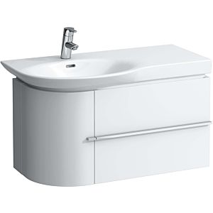 Meuble lavabo LAUFEN Case for Palace H4015320754631 84 x 45 x 37,5 cm, porte 2000 à gauche, tiroirs 801 à droite, blanc
