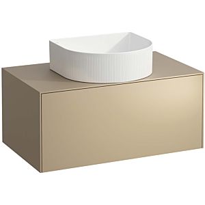 LAUFEN Sonar drawer unit / sideboard H4054110340401 77.5x34x45.5cm, cut-out center, gold